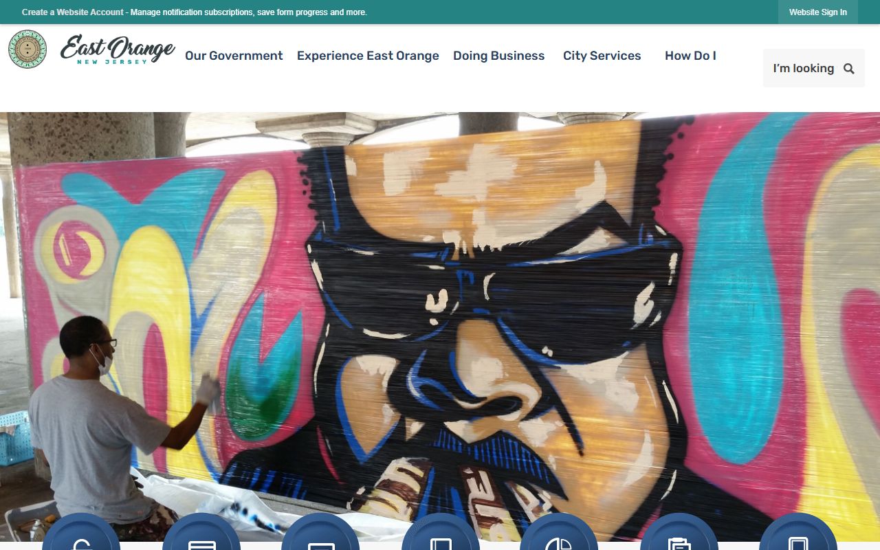 City of East Orange official website for East Orange white pages lookups