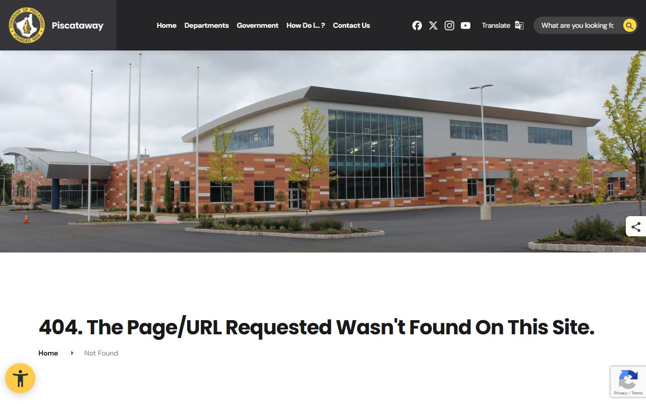 Piscataway Township Clerk office for records requests