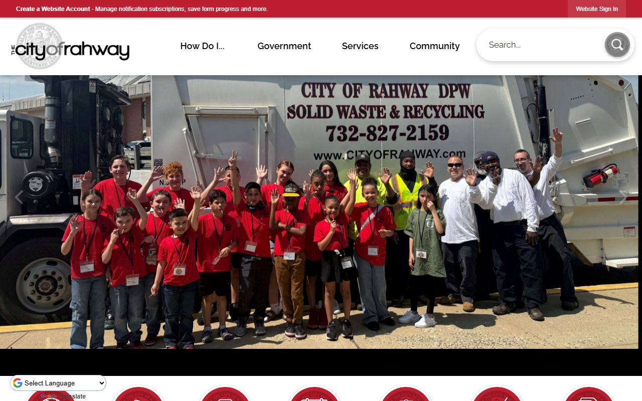 City of Rahway official website for public records and municipal services