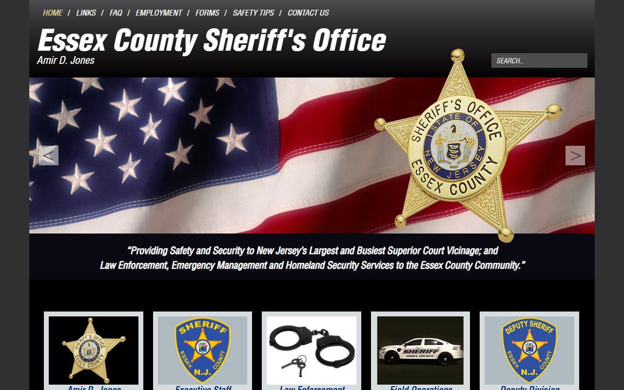 Essex County white pages sheriff office website